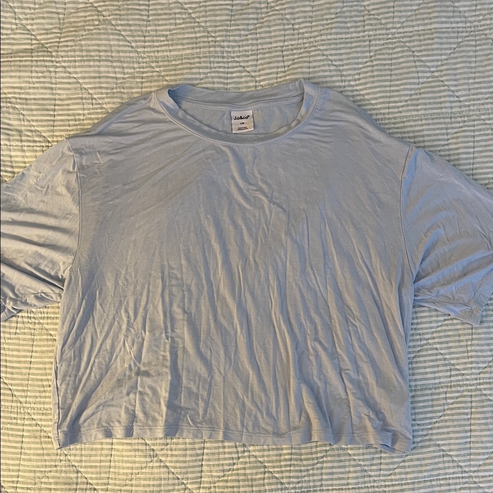Light Blue Women's Crop Top